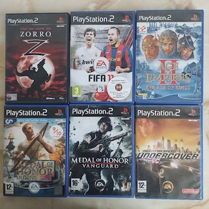 [PS2] Vând pachet 6 jocuri originale pentru PlayStation 2 [poză reală]