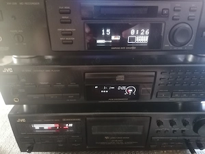 Linie jvc, Deck, cd, minidisc