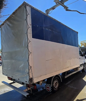 mercedes sprinter cub xxl cu prelata 315 cdi automat acte la zi cub mare de volum - imagine 2
