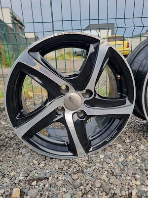 Jante R15 Aliaj 4x100 Brock Wheels 6.5J ET 38 Dacia Renault Opel Hyundai i20 Kia Honda - imagine 3