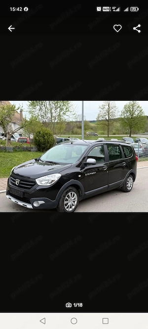 Dacia Lodgy Stepway an 2016,1.2 benzina,euro 6!
