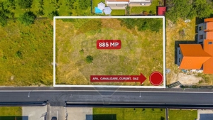 TEREN INTRAVILAN | 885 MP | GHIMBAV | VIEW POSTĂVARU |  COMISION 0% - imagine 3