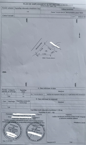 Propietar vând teren intravilan 958 mp + pădure 1.600 mp | Gătejești   Băile Govora | 18.500   - imagine 3