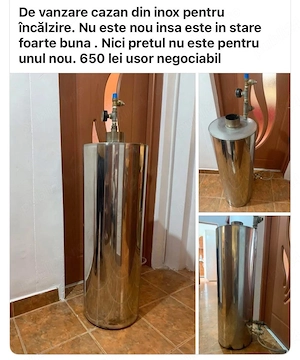 vand cazan din inox