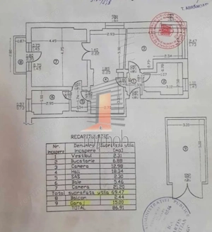 Apartament 2 camere, in vila, spatios, garaj, zona buna! - imagine 14