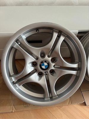 Set jante aliaj asimetrice BMW M double spoke 68 - OE - imagine 2