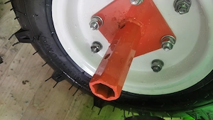 Set de roti motocultor Ruris 