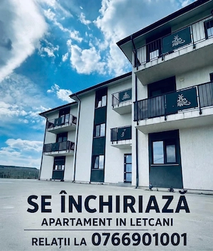 se închiriază apartament in Letcani 