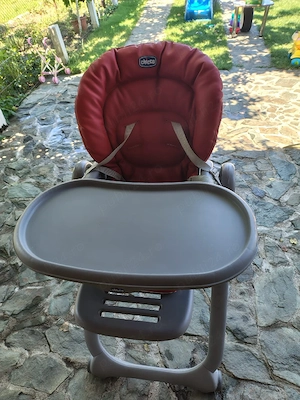 Scaun de masa Chicco Polly Magic Relax, Red Passion, 6luni