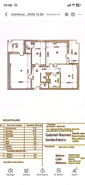 Apartament 3Camere Etaj 1 Exercitiu Stradal  - imagine 2