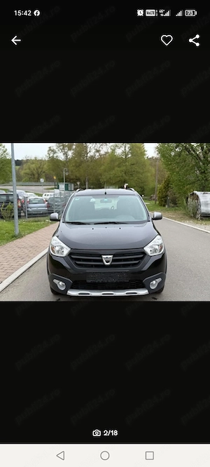 Dacia Lodgy Stepway an 2016,1.2 benzina,euro 6! - imagine 3