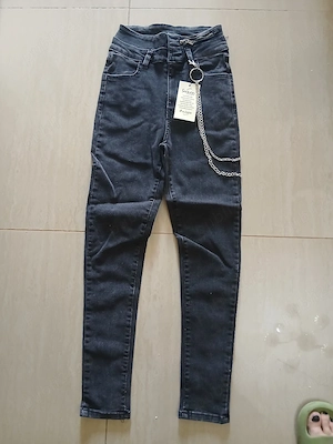 Blugi fete, elastici, slim fit - imagine 2