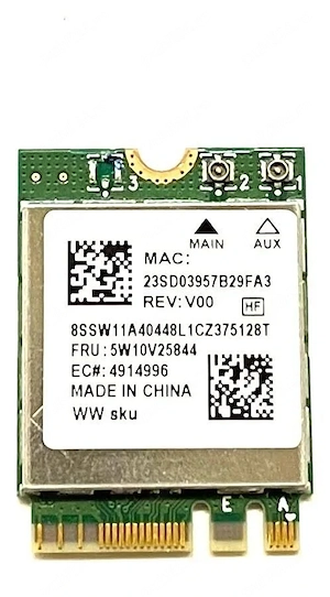 Placa retea Realtek RTL8852BE WiFi 6 802.