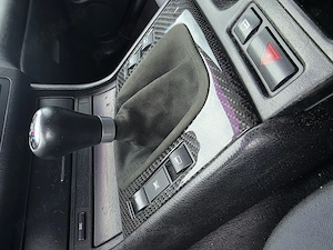 Volan BMW E46 M Original + Trim schimbător Carbon Real - imagine 7