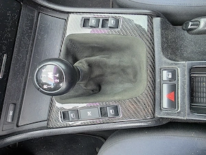 Volan BMW E46 M Original + Trim schimbător Carbon Real - imagine 8