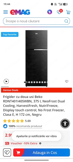 De vânzare Frigider și Aragaz marka Beko 
