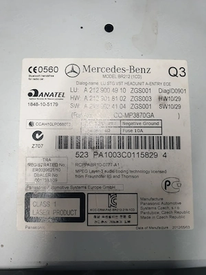 Radio CD/player original Mercedes-Benz  - imagine 4