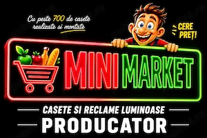 Casete   reclame luminoase, print, LED, volumetrie, caseta decupata, decupaje CCNC, decoratiuni