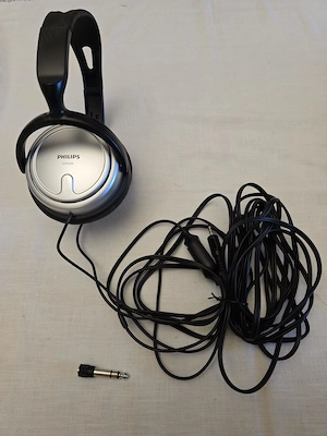 Casti Audio Over-Ear Philips, SHP2500 10, cu fir, Negru