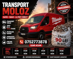 transport moloz targu mureș
