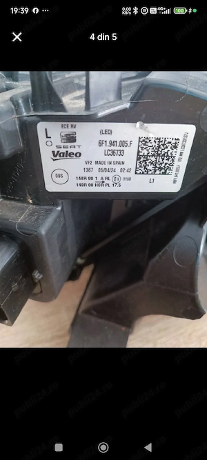 Far Led Stinga față Seat Ibiza  - imagine 4