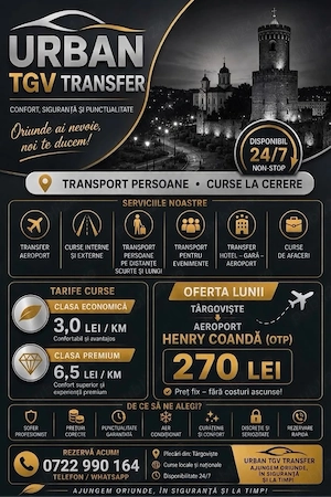 Transfer aeroport  curse ocazionale