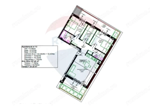 Apartament cu 3 camere strada Meșteșugarilor - imagine 8