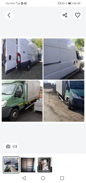 Transport canapele, mașini de spălat, Bistrita