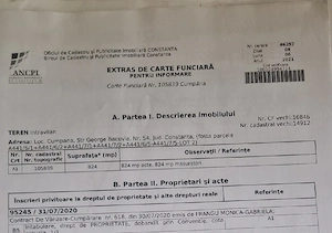 teren intravilan Cumpana 