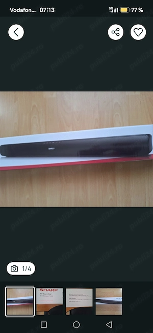 Sound Bar Sharp Bluetooth  40 w 