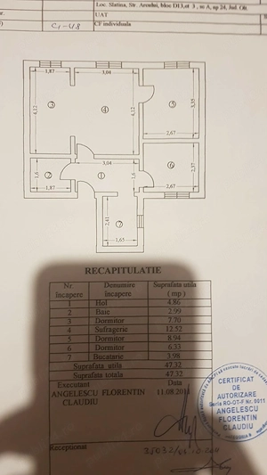 Proprietar   3 Camere pe str. Arcului, Etaj 3 | Centrală, AC - imagine 3