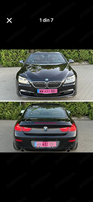 Vând BMW seria 6, 640i coupe, 320 cp - imagine 2
