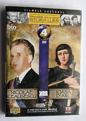 dvd personalitati care marcat istoria lumii 4 nicolae ceausescu ioana d'arc filmele adevarul