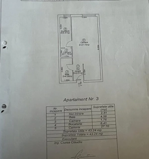 Apartament 1 camera decomandat foarte spatios bloc nou caramida - imagine 9