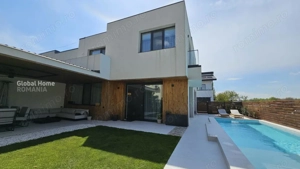 Vilă modernă 4 camere | 190MP | Teren 330MP | Piscină privată & vedere către lac