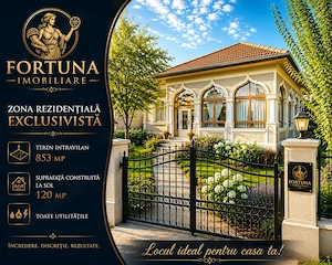 Casa cu veranda-Proprietate de exceptie, teren generos de 853 mp, zona str.Stefan cel Mare