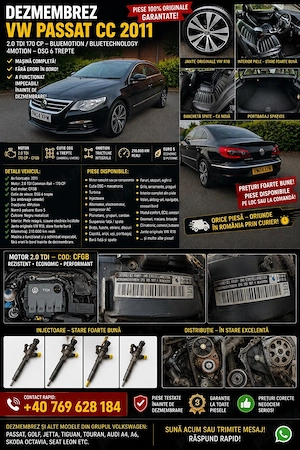 dezmembrari passat cc2011  - imagine 5