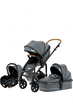 Carucior 3 în 1bebe stare impecabila - imagine 3