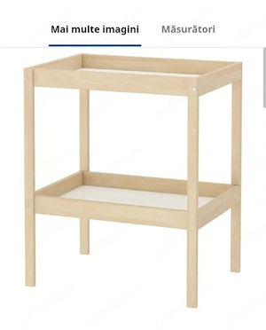 Masa infasat Ikea + saltea - imagine 2