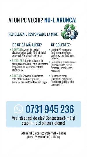 Reciclare Calculatoare 