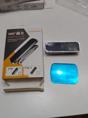 suport telefon magnetic dreptunghiular argintiu