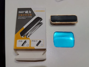 suport telefon magnetic dreptunghiular auriu