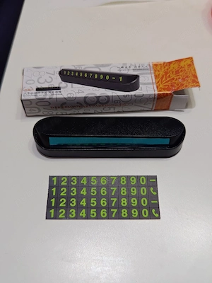 Suport număr de telefon pentru mașină auto - imagine 2