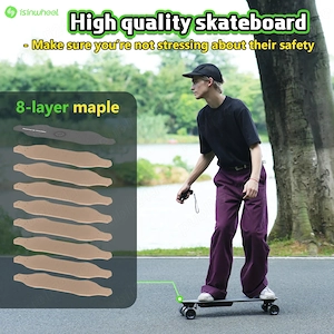 Skateboard electric cu telecomanda Isinwheel V6 - Resigilat - imagine 3