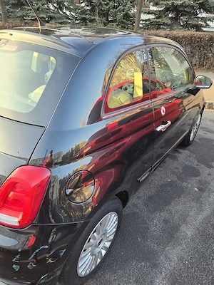Vand Fiat 500, an fabr.2009,1242cm3,benzina,E5,126000km,negru,cutie manuala,volan stg.piele,itp2027 - imagine 6