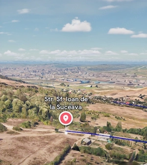 Teren 3000 mp. Vladiceni langa padure