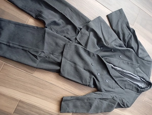 Costum nou lână făcut la comanda material premium 