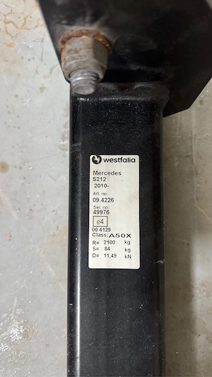 vand carlig remorcare Westfalia detasabil pentru Mercedes E class W 212 combi 