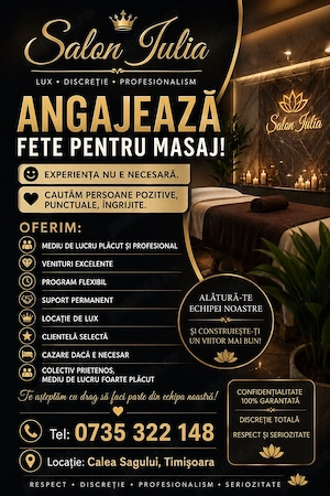 Căutăm colege pentru echipa Salon Iulia