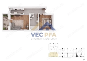 DISCOUNT 3-5% Apartamente 2 Camere Decomandate | Comision 0% - imagine 9